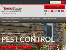 Tablet Screenshot of ameriguardpest.com